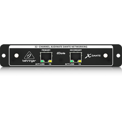 Behringer X-Dante High-Performance 32-Channel Audinate Dante Expansion Card for X32